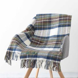 ֥󥱥å ˡ饰 70x183cm å ߥ塼ȥ ȡ / Muted Dress Stewart Check Knee Rug