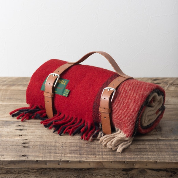 ֥󥱥å ˡ饰 70x183cm ֥åå եå å ȡ / Block Check Fall Check Knee Rug