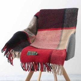 ֥󥱥å ˡ饰 70x183cm ֥åå եå å ȡ / Block Check Fall Check Knee Rug