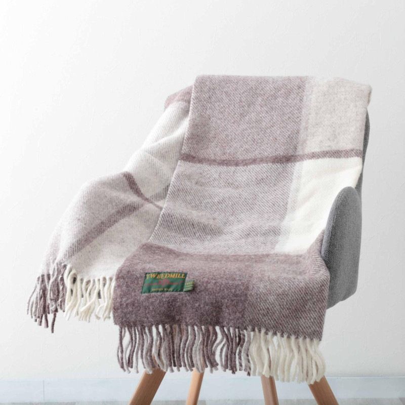 ֥󥱥å ˡ饰 70x183cm ֥åå  ֥饦 ȡ / Block Check Jacob Knee Rug