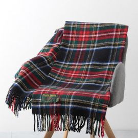 ֥󥱥å ˡ饰 70x183cm  ǥ å ֥å ȡ / Limited Knee Rug Black Stewart