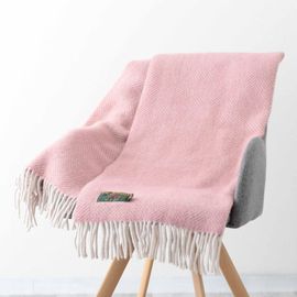 ֥󥱥å ˡ饰 70x183cm إܡ ԥ ѡ ȡ / Herringbone Dusky Pink Pearl Knee Rug