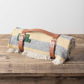 �ꥵ������饰 �֥�󥱥å� 150x120cm �������ϥå� ������㥳���� / Recycle Rag Crosshatch Lemon Charcoal