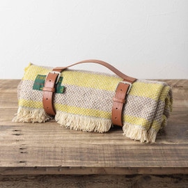 �ꥵ������饰 �֥�󥱥å� 150x120cm �������ϥå� �饤�ॷ��С� / Recycle Rag Crosshatch Lime Silver