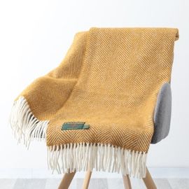 ֥󥱥å ˡ饰 70x183cm եåܡ 󥰥å ޥ  ȡ / Fishbone English Mustard  Knee Rug