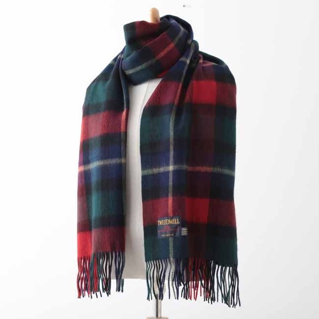 �ץ쥹�ơ��� ��०���� ���ȡ��� 70x190cm ���륬�� ��å� ������������å� / Lambswool Kilgour Check