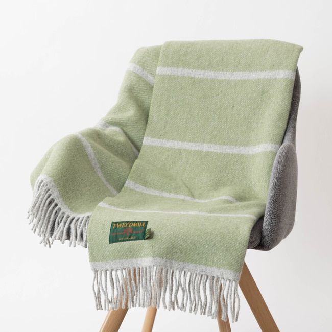 ֥󥱥å ˡ饰 65x183cm ֥ ȥ饤 ե ȡ / Knee Rug Broad Stripe Fern