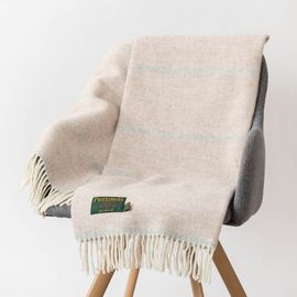 ֥󥱥å ˡ饰 65x183cm ֥ɥȥ饤 ء륯꡼ ȡ / Knee Rug Broad Stripe Hezel Cream