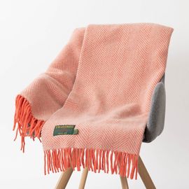 ֥󥱥å ˡ饰 70x183cm إܡ եߥ ѡ ȡ / Knee Rug Herringbone Flamingo Pearl