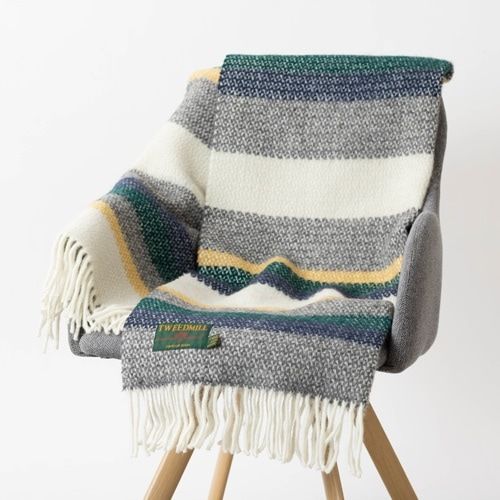 ˡ饰 ֥󥱥å 70x183cm 塼 ȥ饤 ʥȥե ȡ / Knee Rug Illusion Stripe Nightfall