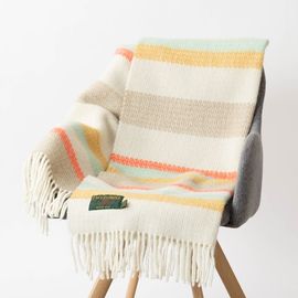 ˡ饰 ֥󥱥å 70x183cm 塼 ȥ饤 ץ ȡ / Knee Rug Illusion Stripe Spring