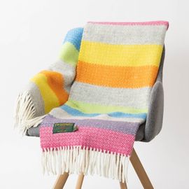 ˡ饰 ֥󥱥å 70x183cm 塼 ȥ饤 ȥåƥ ȡ / Knee Rug Illusion Stripe Tutti