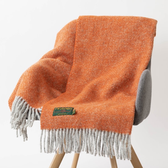 ニーラグ ブランケット 70x200cm ボア パンプキン ストール / Knee Rug Boa Pumpkin ブランケット