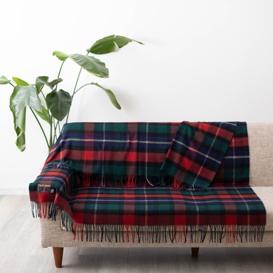 ץ쥹ơ ० ֥󥱥å 140x190cm 륬 å / Lambswool Kilgour Check