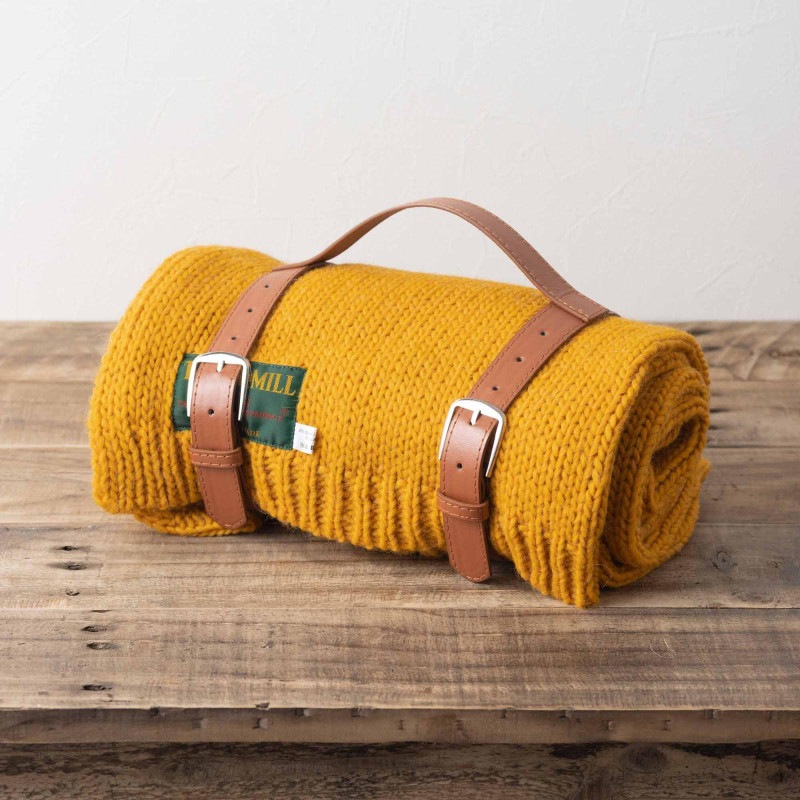 ѥߥå ˥åȥޥե顼 65x180cm ޥ ֥󥱥å / Alpaka Knitted Scarf Mustard