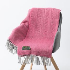 ֥󥱥å ˡ饰 70x183cm إܡ ԥ С ȡ / Herringbone Pink Silver Knee Rug