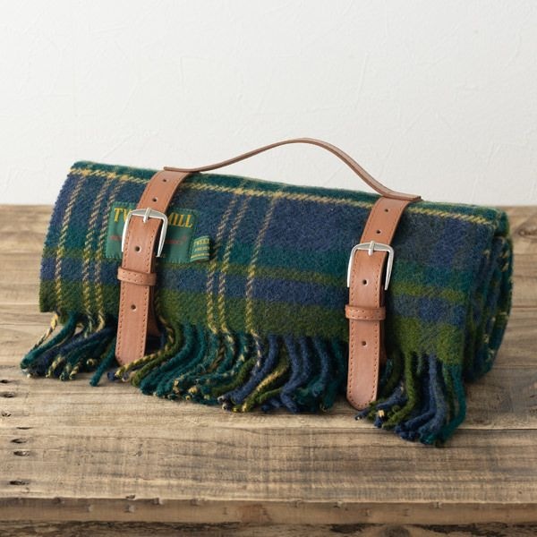 ֥󥱥å ˡ饰 70x183cm ե쥹 å ȡ / Forest Check Knee Rug