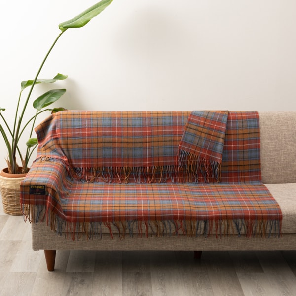 プレステージ ラムウール ブランケット 140x190cm アンティーク