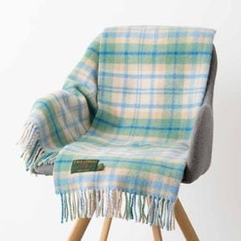 ֥󥱥å ˡ饰 70x183cm ơ å ֥롼 ȡ / Cottage Check Blue Knee Rug