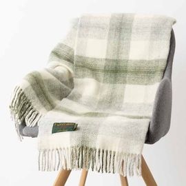 ֥󥱥å ˡ饰 70x183cm ɥ å ꡼ ȡ /  Meadow Check Olive Knee Rug