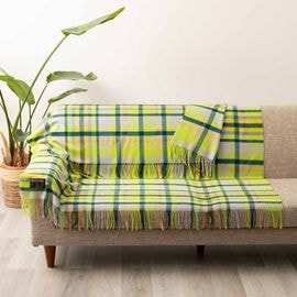ץ쥹ơ ० ֥󥱥å 140x190cm ֥饤 ȥ饹 / Lambswool Bright Citrus Blanket