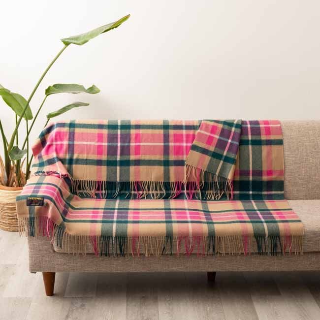 �ץ쥹�ơ��� ��०���� �֥�󥱥å� 140x190cm �֥饤�� ���� / Lambswool Bright Ella Blanket