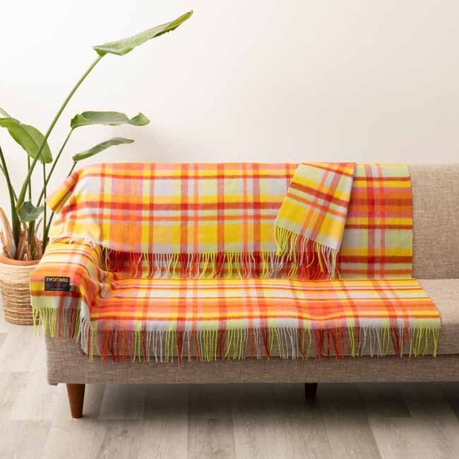 �ץ쥹�ơ��� ��०���� �֥�󥱥å� 140x190cm �֥饤�� ����꡼ / Lambswool Bright Jolly Blanket