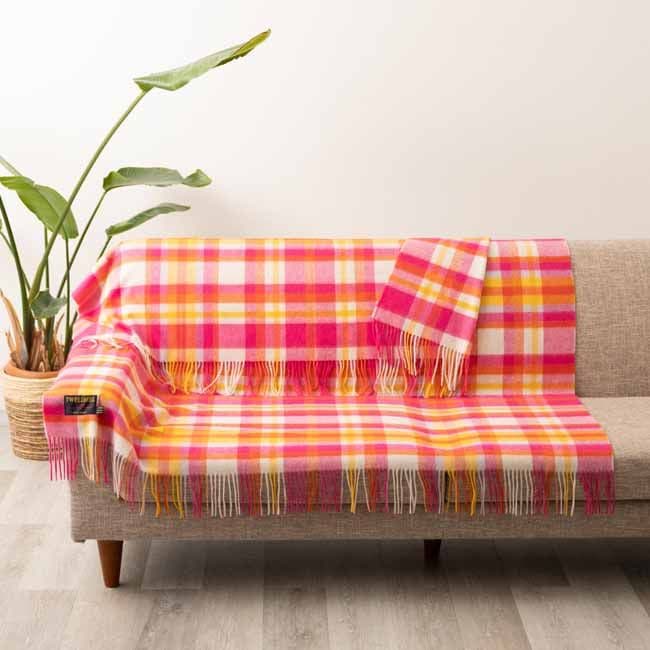 �ץ쥹�ơ��� ��०���� �֥�󥱥å� 140x190cm �֥饤�� �ꥪ / Lambswool Bright Rio Blanket