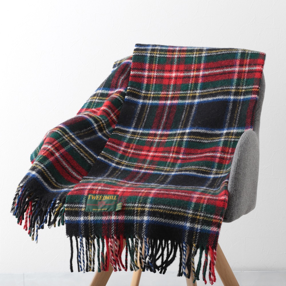 ֥󥱥å ˡ饰 70x183cm  ǥ å ֥å ȡ / Limited Knee Rug Black Stewart