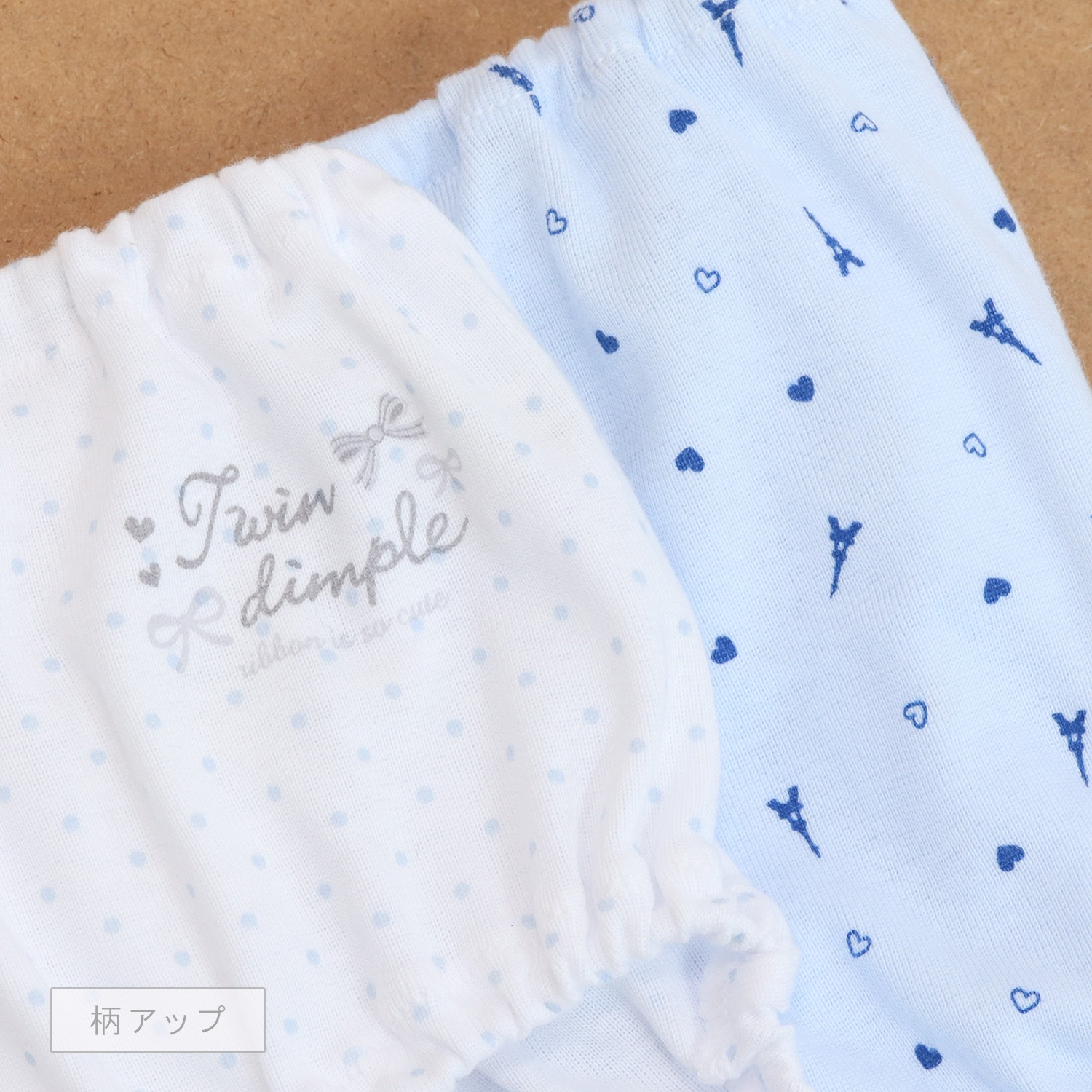 日本製 ドットエッフェル柄ショーツ2枚組 140/150/160/165 夏ショーツ