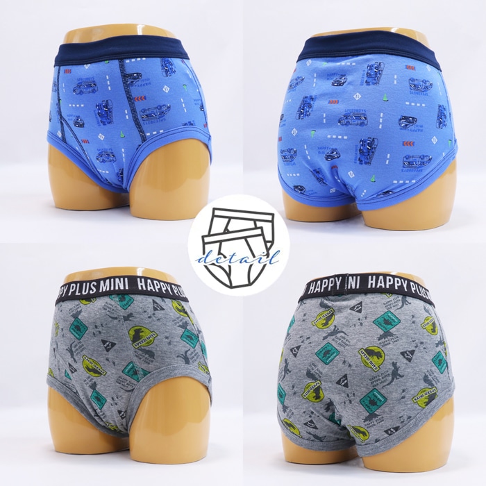 働く車柄/恐竜サイン柄ブリーフ 2枚組 100 110 120 130 子供 下着