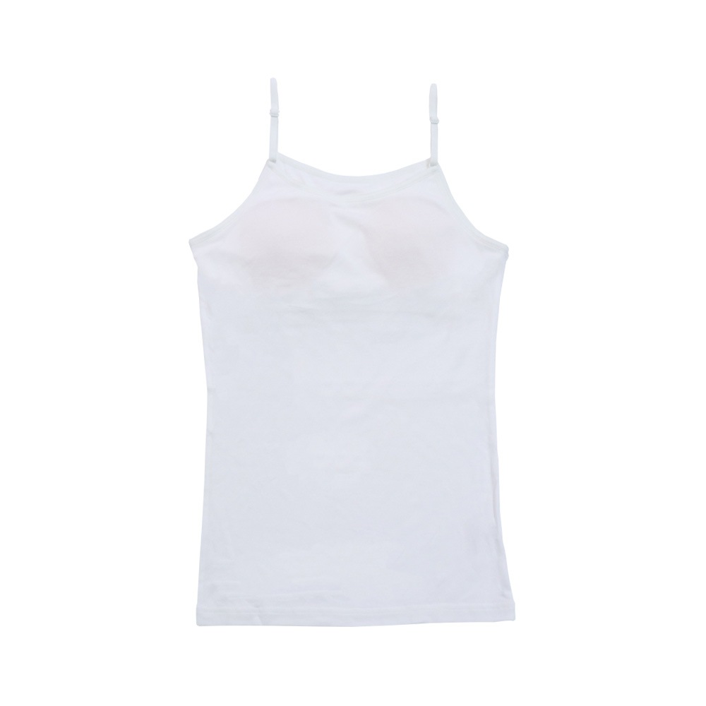 カップ付きインナー キャミソール 透けにくい 140~165cm sk