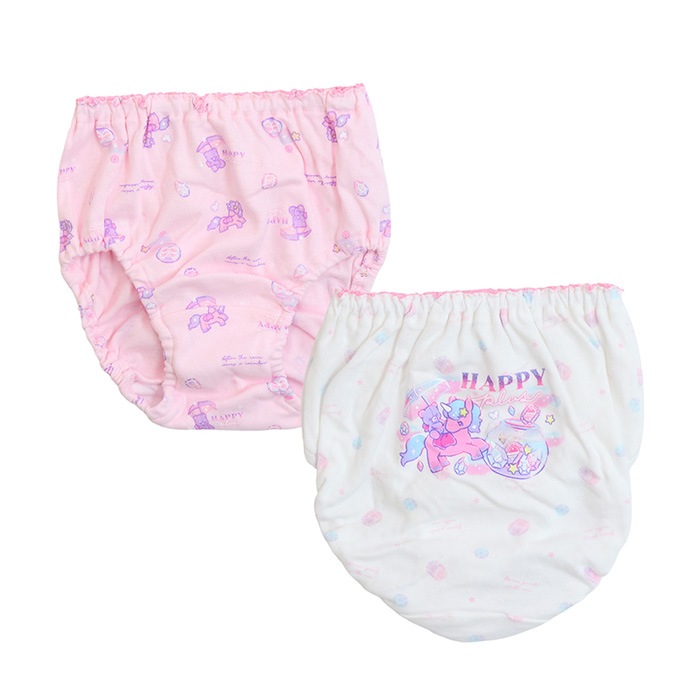レインユニコーンショーツ2枚組 100 110 120 130 子供ショーツ キッズ