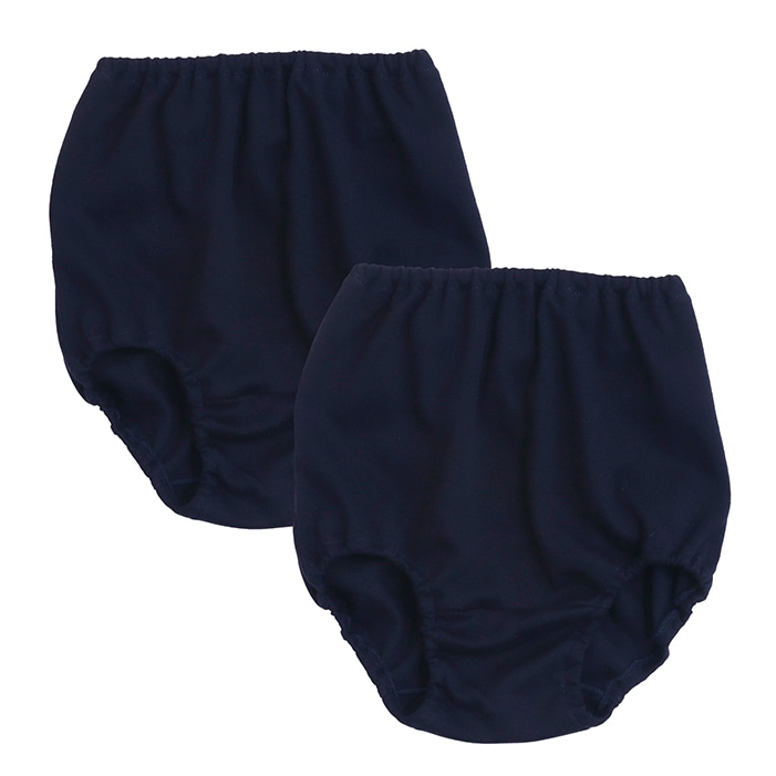 日本製 綿100％紺ブルマ (ショーツタイプ)2枚組 100 110 120 130 140