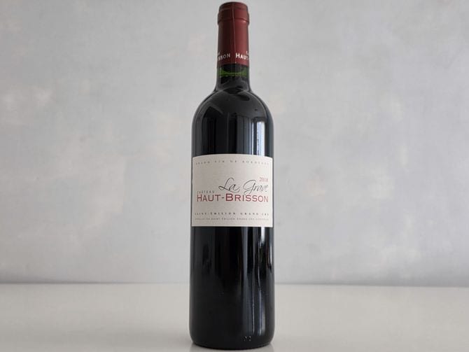 ラ・グラーヴ 2018年 シャトー・オー・ブリッソン 750ml フランス ボルドー サンテミリオン 赤ワイン メルロ