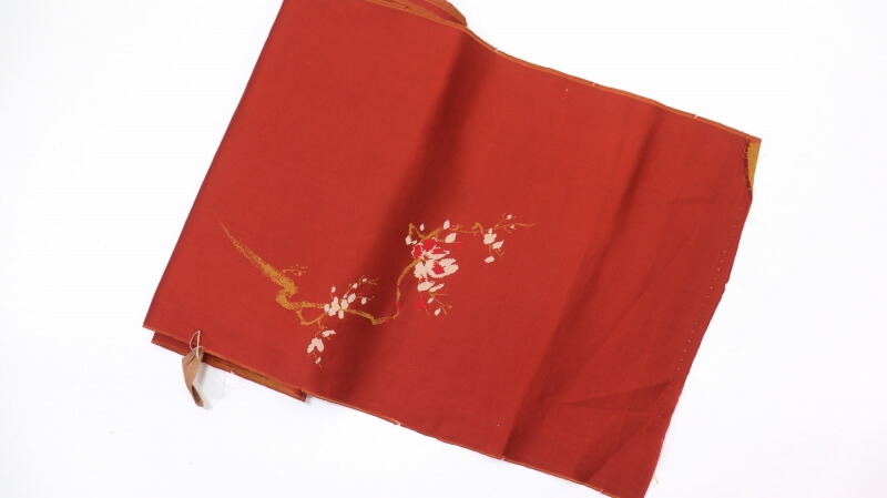 【50%OFF|えびす講セール|期間限定】【中古】 アンティーク レトロ ビンテージ ヴィンテージはぎれ ハギレ 古布 ブラウン 変色等 【状態悪い】 リメイク用 リュース リサイクル【返品・キャンセル不可・電話注文不可】