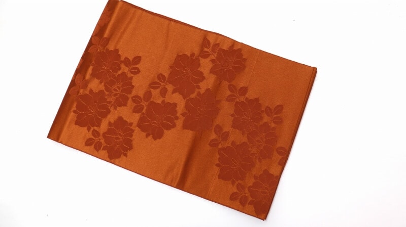 【50%OFF|えびす講セール|期間限定】【中古】 八寸名古屋帯 ブラウン リメイク用 リュース リサイクル【返品・キャンセル不可・電話注文不可】