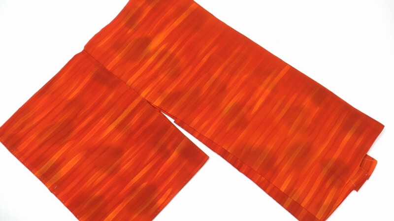 【50%OFF|えびす講セール|期間限定】【中古】 羽織 正絹/シルク オレンジ 裏地あり 袷せ 表地の状態のみ確認 リメイク用 リュース リサイクル【返品・キャンセル不可・電話注文不可】