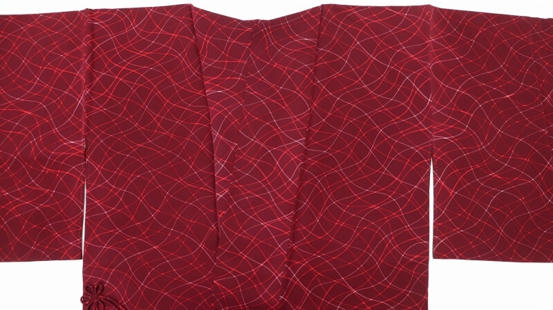 【50%OFF|えびす講セール|期間限定】【中古】 小紋柄 総柄 コート 和装 正絹/シルク パープル 裏地あり 袷せ リメイク用 リュース リサイクル【返品・キャンセル不可・電話注文不可】