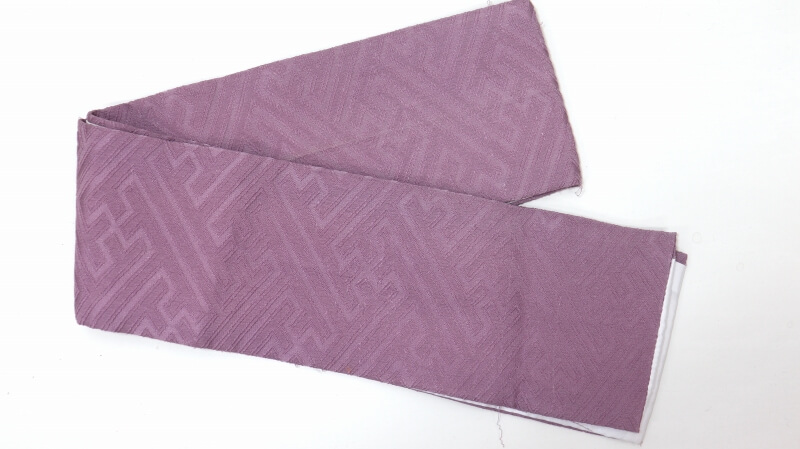 【50%OFF|えびす講セール|期間限定】【中古】 はんえり 半えり はんえり 半衿 着付け小物 パープル 変色等 リメイク用 リュース リサイクル【返品・キャンセル不可・電話注文不可】