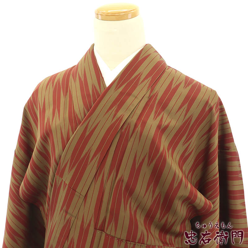 アンティーク袷長襦袢　薄小豆色に瓢箪　玩具尽くし アンティーク袷長襦袢 薄小豆色に瓢箪 玩具尽くし アンティーク