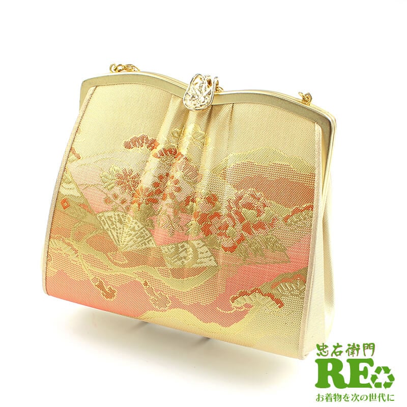 【最終価格】和装バック　古典柄 価格見直し宣言】【中古】 バッグ 着物用 和装バッグ フォーマル 礼装