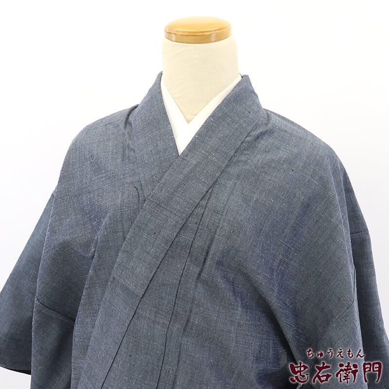 男着物 美品 名品 身丈139.5cm 裄丈65.5cm 麻 【中古】 美品】 男着物 身丈141cm 裄丈72.5cm 化繊 優品 【中古】の通販 by