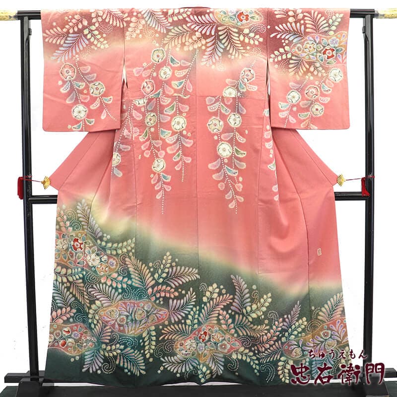 辻が花　ピンク名古屋帯　落款有り 楽天市場】辻が花（カラーピンク）（帯｜和服）：レディース