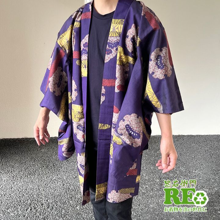 アンティーク紫に百花繚乱着物単品 アンティーク着物 訪問着 紫系 豪華 四季の花 書物 十三詣り 七五三