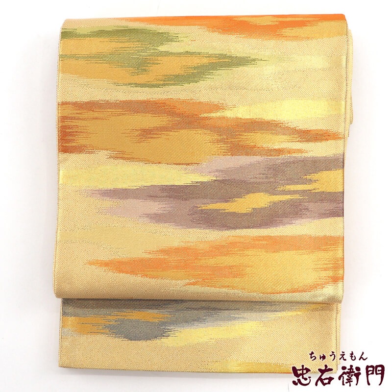 20倍ポイント｜歳末大還元祭】【中古】 袋帯 フォーマル 正絹 六通柄