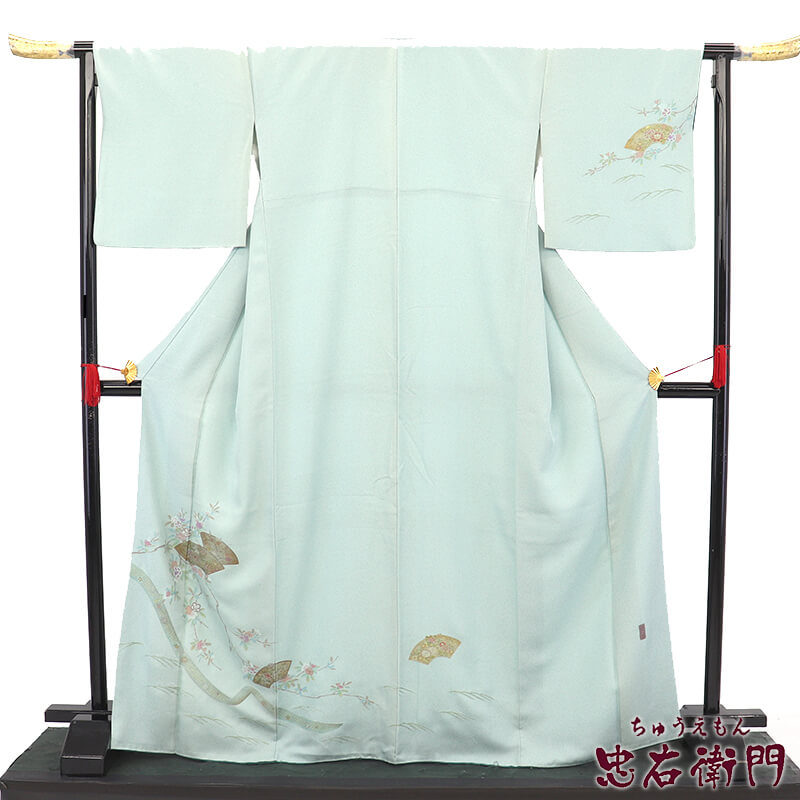 未使用しつけ付き　トールサイズ　紬付下げ　絞り 訪問着・付下げ | トールサイズのためのリサイクル着物セレクト