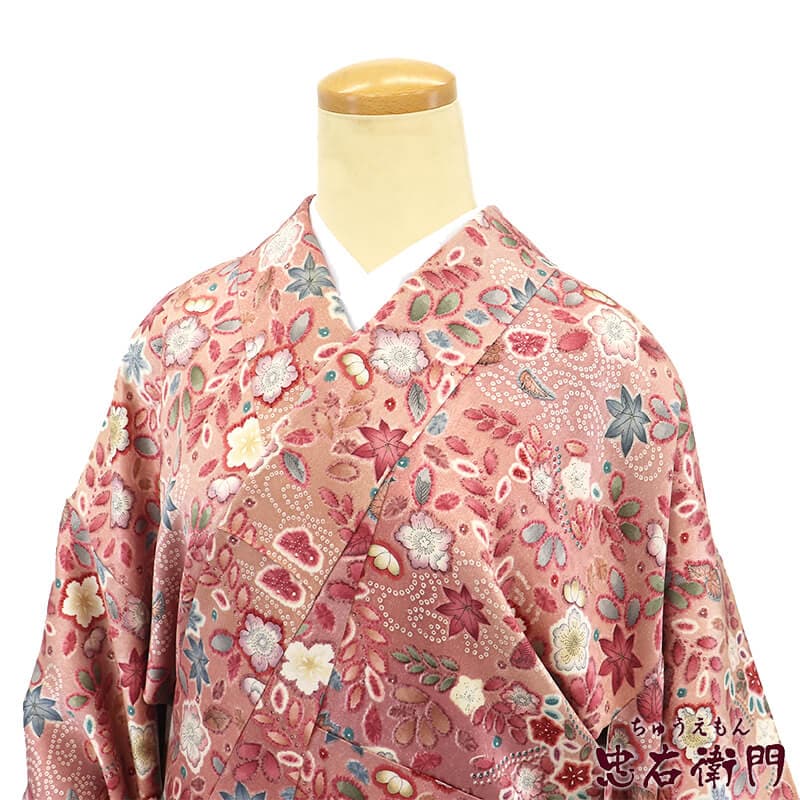 20倍ポイント｜歳末大還元祭】【中古】 小紋 小紋着物 袷 レディース