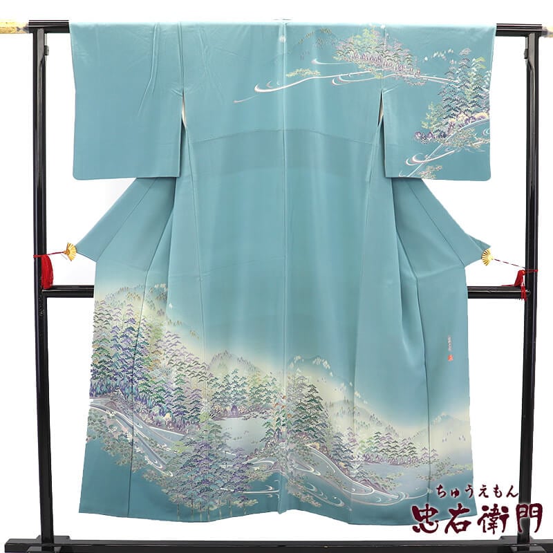 専用 最終値下げ F-224 訪問着 京友禅 銀杏 松 暈し 手刺繍 美品 楽天市場】本手描き友禅手刺繍訪問着 ≪御仕立て上がり・中古品