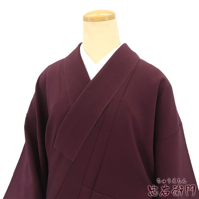 【中古】 色無地 無地着物 袷 レディース 正絹 紫 一つ紋 縮緬 無地 身丈159cm 裄丈65cm お稽古 お茶会 フォーマル Mサイズ相当 リサイクル着物 リユース着物 中古着物 即日発送